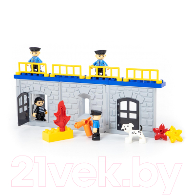 Конструктор Полесье Полицейский участок Макси / 77530