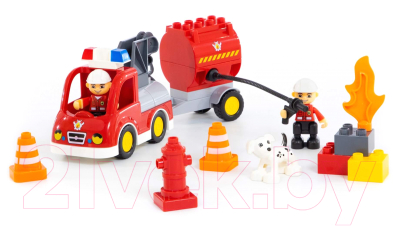Конструктор Полесье Пожарная станция Макси / 77493
