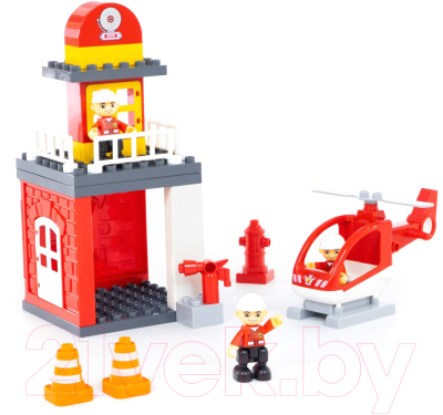 Конструктор Полесье Пожарная станция Макси / 77493