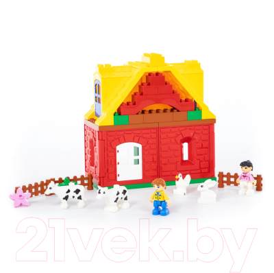 Конструктор Полесье Весёлая ферма Макси / 77561
