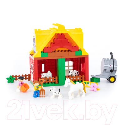 Конструктор Полесье Весёлая ферма Макси / 77561