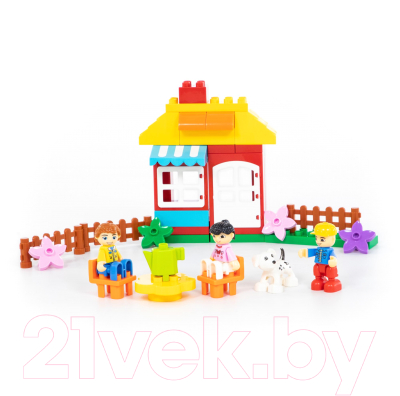 Конструктор Полесье Весёлая ферма Макси / 77592