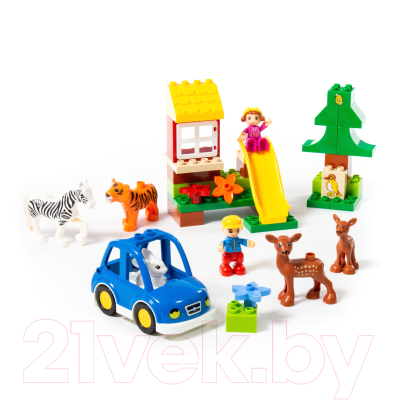 Конструктор Полесье Зоопарк Макси / 77752