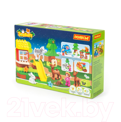 Конструктор Полесье Зоопарк Макси / 77752