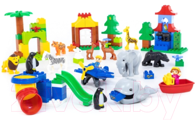 Конструктор Полесье Зоопарк Макси / 77721
