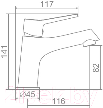 Смеситель Ledeme L1069