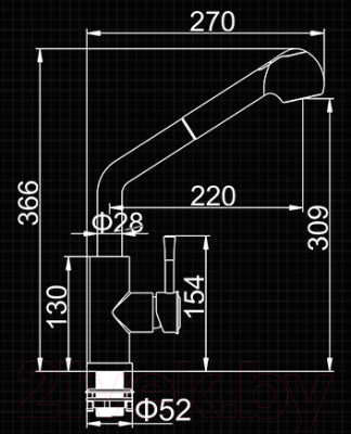 Смеситель Ledeme L76014