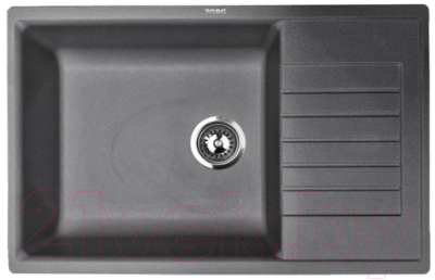 Мойка кухонная ZORG Dello 78 (черный опал) - фото