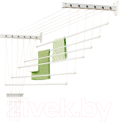 Сушилка для белья Comfort Alumin Group Лифт универсальное крепление 6x250см