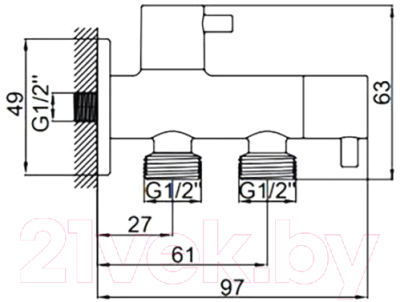 Смеситель Ledeme LH507-1