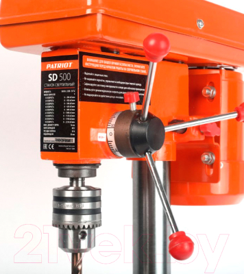 Сверлильный станок PATRIOT SD 500 (с тисками)