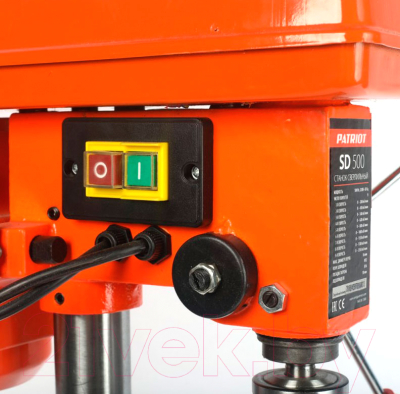 Сверлильный станок PATRIOT SD 500 (с тисками)