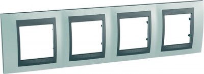 Рамка для выключателей и розеток Schneider Electric Unica MGU66.008.294 - фото