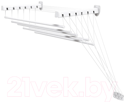 Сушилка для белья Comfort Alumin Group Универсальная Лифт 6 прутьев 250см - фото