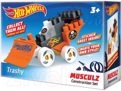Конструктор Bauer Hot wheels musculz Trashy / 714 - фото