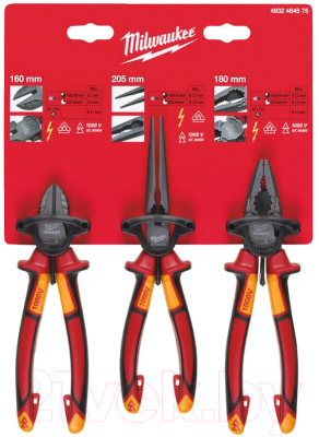 Набор губцевого инструмента Milwaukee 4932464575 - фото