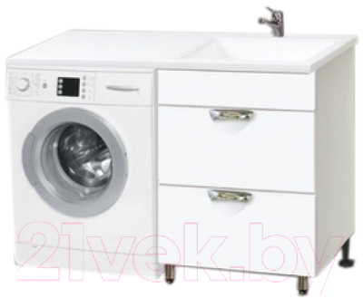 Тумба под умывальник Vako Ника Cosmos 120 R / 17526 - фото