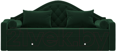 Диван Лига Диванов Сойер / 100575 (велюр MR, зеленый)