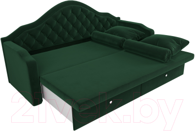 Диван Лига Диванов Сойер / 100575 (велюр MR, зеленый)