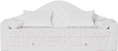 Диван Лига Диванов Сойер / 100587 (экокожа, белый)