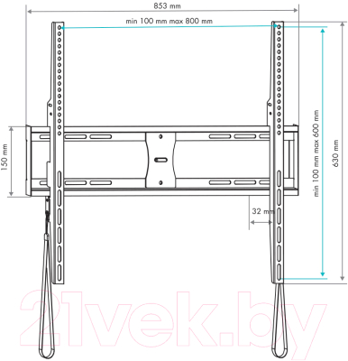 Кронштейн для телевизора VLK Trento-41