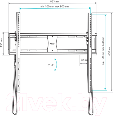 Кронштейн для телевизора VLK Trento-42