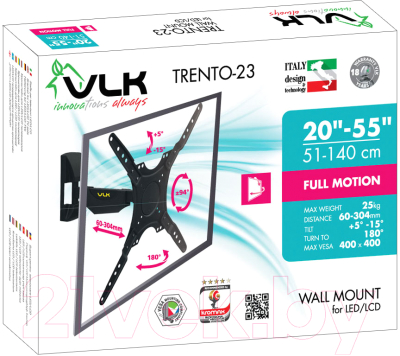 Кронштейн для телевизора VLK Trento-23
