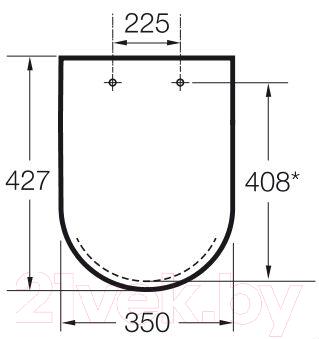 Сиденье для унитаза Roca The Gap Clean Rim A801732004