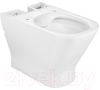 Чаша унитаза напольного Roca The Gap Square Rimless 734273700H - фото