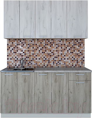 Готовая кухня Интерлиния Мила Лайт 1.6-60 - фото