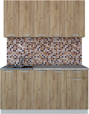 Готовая кухня Интерлиния Мила Лайт 1.6-60 - фото