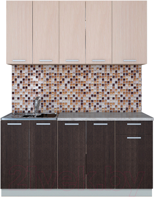 Готовая кухня Интерлиния Мила Лайт 1.6-60 - фото