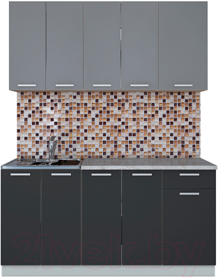 Готовая кухня Интерлиния Мила Лайт 1.6-60 - фото