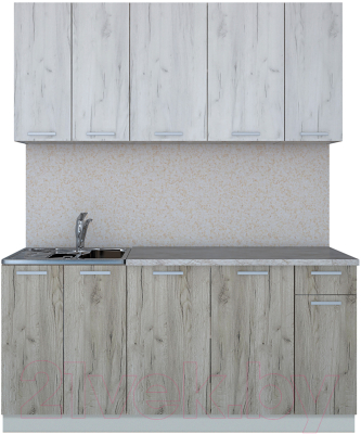 Готовая кухня Интерлиния Мила Лайт 1.7-60 - фото