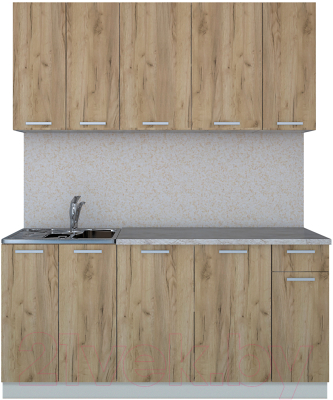 Готовая кухня Интерлиния Мила Лайт 1.7-60 - фото