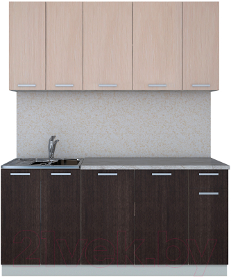 Готовая кухня Интерлиния Мила Лайт 1.7-60 - фото