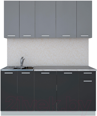 Готовая кухня Интерлиния Мила Лайт 1.7-60 - фото