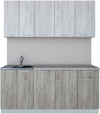 Готовая кухня Интерлиния Мила Лайт 1.8-60 - фото