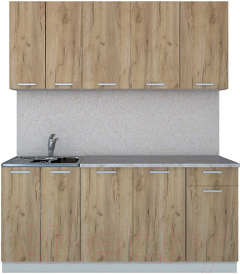 Готовая кухня Интерлиния Мила Лайт 1.8-60 - фото