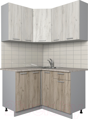 Готовая кухня Интерлиния Мила Лайт 1.2х1.3 - фото