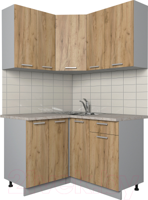 Готовая кухня Интерлиния Мила Лайт 1.2x1.3 - фото