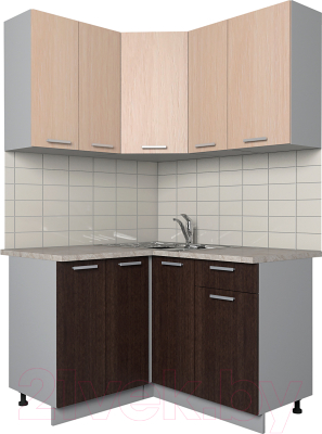 Готовая кухня Интерлиния Мила Лайт 1.2x1.3 - фото