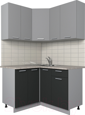 Готовая кухня Интерлиния Мила Лайт 1.2x1.3 - фото