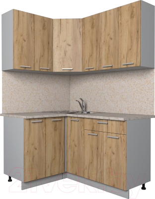 Готовая кухня Интерлиния Мила Лайт 1.2x1.5 - фото