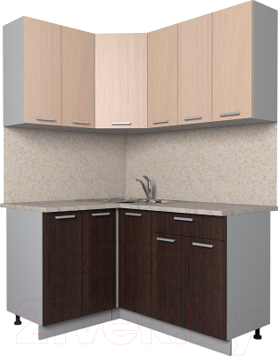 Готовая кухня Интерлиния Мила Лайт 1.2x1.5 - фото