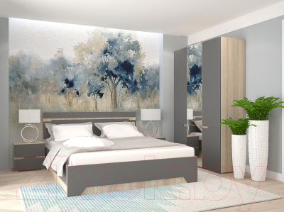 Шкаф Горизонт Мебель Анталия 3х ств.