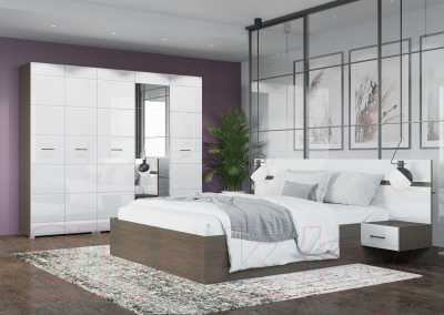 Шкаф Горизонт Мебель Ненси 3х ств.