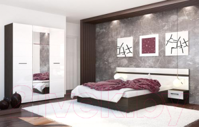 Шкаф Горизонт Мебель Ненси 3х ств.