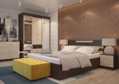 Шкаф-купе Горизонт Мебель Уют/Юнона комби 160