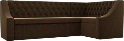 Уголок кухонный мягкий Mebelico Мерлин 210 правый / 100452 - фото